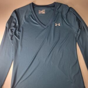 Under Armour Women's V-Neck Performance Top - Blue
